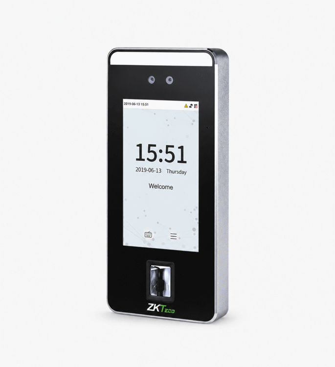 ZKTeco SpeedFace V5L Yüz Tanıma ve Parmak İzi Terminali